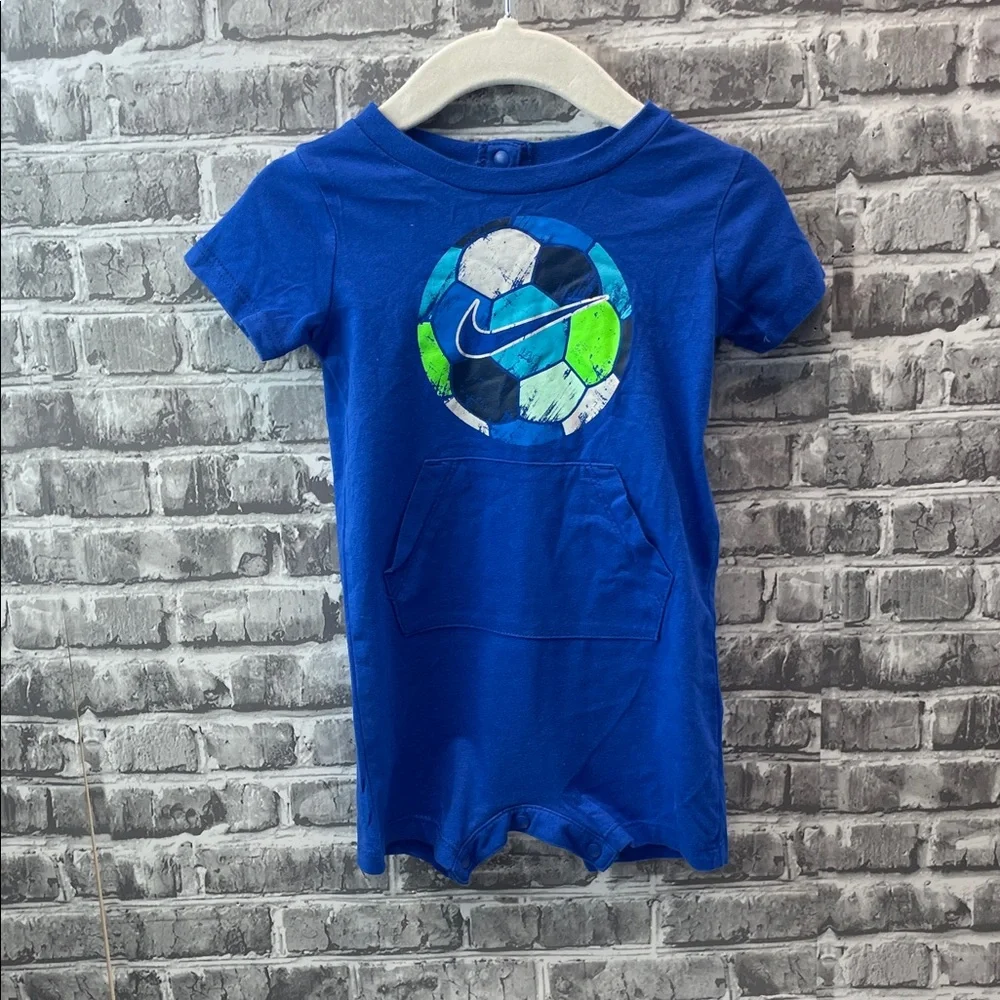 Nike‎ Kids Blue Soccer shorts romper with Pocket